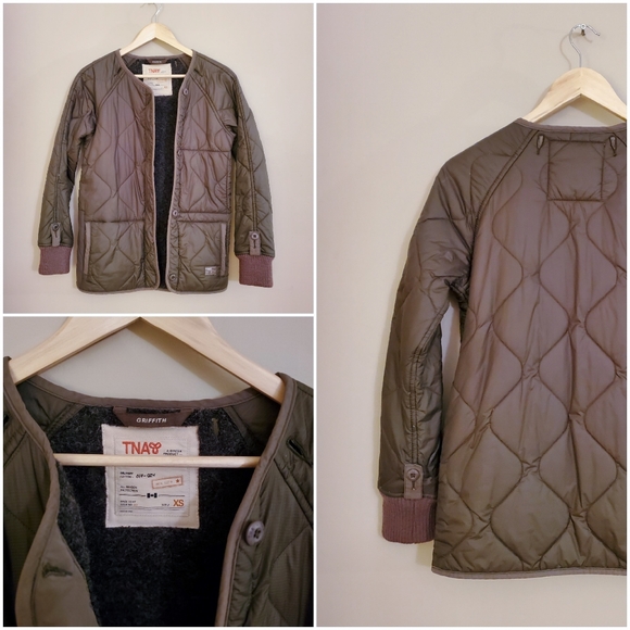 Aritzia Jackets & Blazers - TNA Quilted Wool-blend Puffer